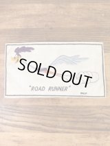 Looney Tunes “Road Runner” Big Patch　ロードランナー　ビンテージ　ワッペン　ルーニーテューンズ　60〜70年代