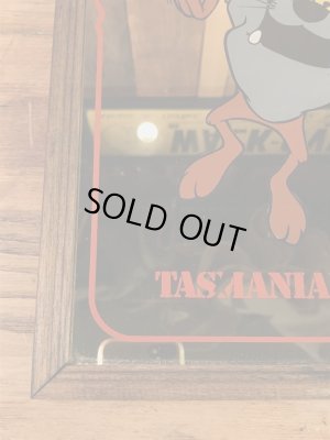 ルーニーテューンズのタスマニアンデビルの80年代ビンテージパブミラー