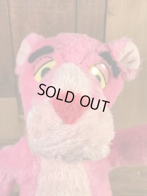 ピンクパンサーのスモールサイズの80年代ビンテージ縫いぐるみ