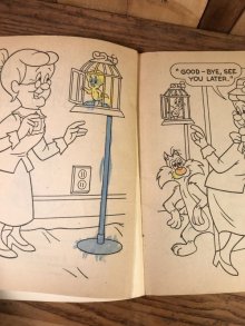 他の写真2: Looney Tunes Tweety & Sylvester Coloring Book　ルーニーテューンズ　ビンテージ　カラーリングブック　シルベスター　80年代