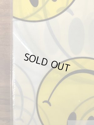 スマイルのビニール製の80年代〜ビンテージテーブルクロス