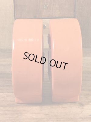 スマイルフェイスのセラミック製の60’sヴィンテージソルト&ペッパー