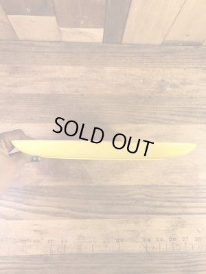 スマイルフェイスと“I Ate The Whole Thing!”のメッセージが書かれた70’sヴィンテージプラスチックプレート