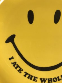 他の写真1: Smile “I Ate The Whole Thing!” Plastic Plate　スマイル　ビンテージ　プラスチックプレート　スマイルフェイス　70年代