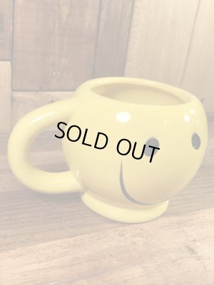 スマイルの陶器製の90年代〜ビンテージマグカップ