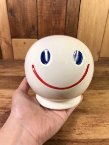 他の写真3: Smile “White” Ceramic Coin Bank　スマイル　ビンテージ　コインバンク　スマイルフェイス　70年代