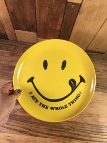 他の写真3: Smile “I Ate The Whole Thing!” Plastic Plate　スマイル　ビンテージ　プラスチックプレート　スマイルフェイス　70年代
