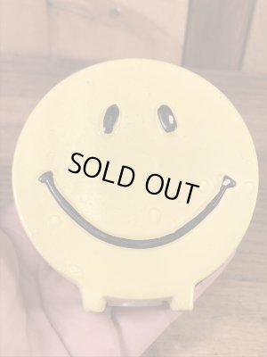 スマイルの陶器製の60年代ビンテージ塩コショウ入れ