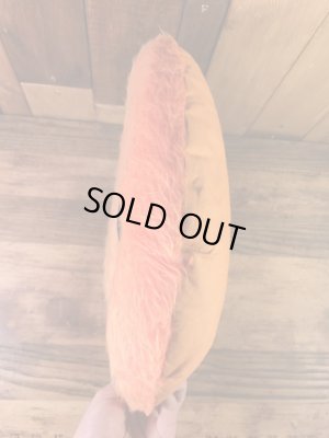 スマイルの布製の70年代ビンテージクッション