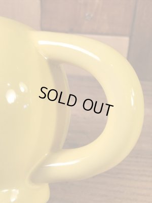 スマイルフェイスのセラミック製の90’s〜ヴィンテージマグ