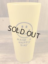 Smile “Have A Happy Day” Plastic Cup　スマイル　ビンテージ　プラスチックカップ　スマイルフェイス　70年代