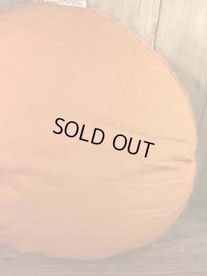 スマイルフェイスの布製の70’sヴィンテージクッション