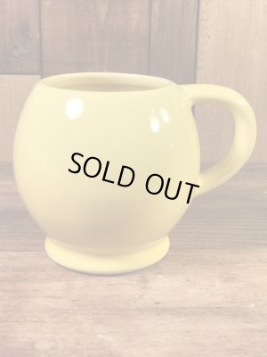 スマイルの陶器製の70年代ビンテージマグカップ