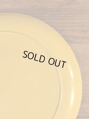 スマイルフェイスと“I Ate The Whole Thing!”のメッセージが書かれた70’sヴィンテージプラスチックプレート