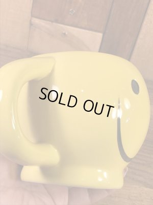 スマイルフェイスのセラミック製の90’s〜ヴィンテージマグ