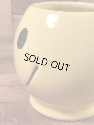 スマイルの陶器製の70年代ビンテージマグカップ