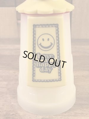 スマイルフェイスとHave A Happy Dayが描かれた60〜70’sヴィンテージモーカウクリーマー