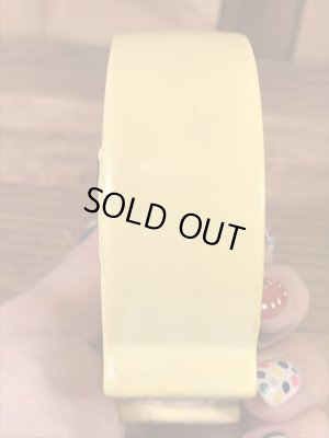 スマイルフェイスのセラミック製の60’sヴィンテージソルト&ペッパー