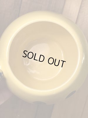 スマイルフェイスのセラミック製の70’sヴィンテージマグカップ