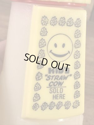 スマイルフェイスとメッセージが描かれた60〜70’sヴィンテージモーカウクリーマー