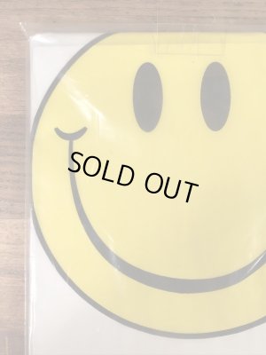 スマイルのビニール製の80年代〜ビンテージテーブルクロス