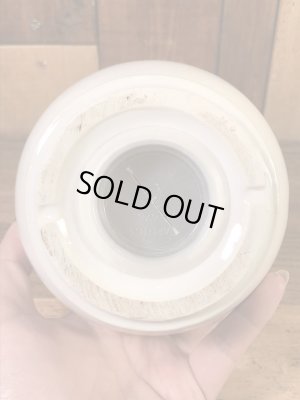 スマイルフェイスのセラミック製の70’sヴィンテージコインバンク