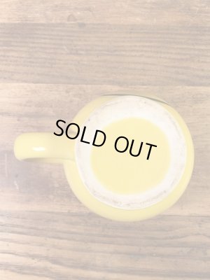 スマイルフェイスのセラミック製の90’s〜ヴィンテージマグ