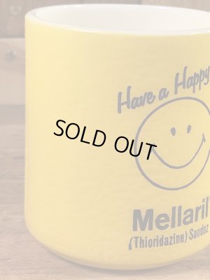 スマイルフェイスとHave A Happy Dayが描かれた70’sヴィンテージヘーゼルアトラスマグ