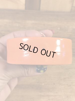 スマイルの陶器製の60年代ビンテージ塩コショウ入れ