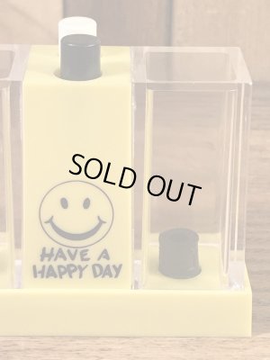 スマイルフェイスの“Have A Happy Day”の70’sヴィンテージソルト&ペッパー