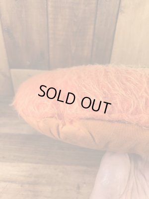 スマイルフェイスの布製の70’sヴィンテージクッション