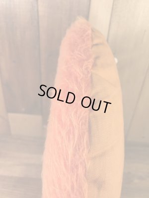 スマイルフェイスの布製の70’sヴィンテージクッション