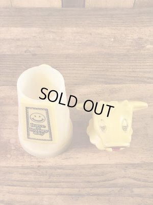 スマイルとHave A Happy Dayが描かれた60〜70年代ビンテージモウカウクリーマー