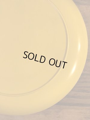 スマイルフェイスと“I Ate The Whole Thing!”のメッセージが書かれた70’sヴィンテージプラスチックプレート