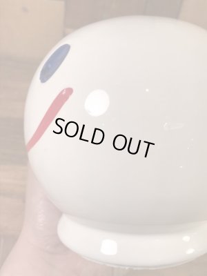 スマイルの陶器製の70年代ビンテージ貯金箱