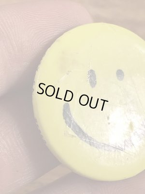 Button Worksのスマイルの70年代ビンテージ缶バッジ