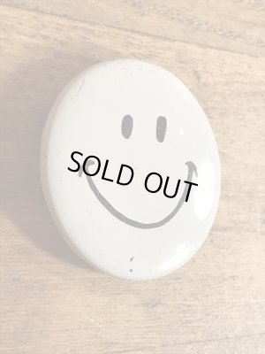 “Creative House”のスマイルの70年代ビンテージ缶バッジ