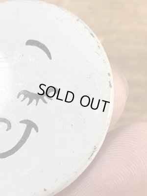 Creative Houseのスマイルフェイスの70’sヴィンテージ缶バッチ