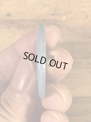 ユニオンラベルの刻印が付いたスマイルの70年代ビンテージ缶バッジ