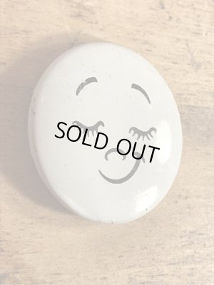 Creative Houseのスマイルの70年代ビンテージ缶バッジ