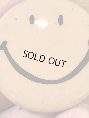 “Denhams”のスマイルの70年代ビンテージ缶バッジ