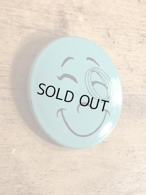 Creative Houseのスマイルの70年代ビンテージ缶バッジ