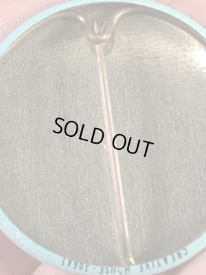 Creative Houseのスマイルフェイスの70’sヴィンテージ缶バッチ