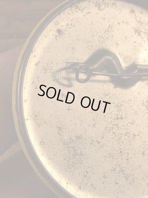 スマイルフェイスの金属製の80’s〜ヴィンテージ缶バッチ