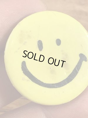 Button Worksのスマイルの70年代ビンテージ缶バッジ