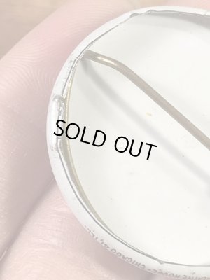 “Creative House”のスマイルフェイスの70’sヴィンテージ缶バッチ