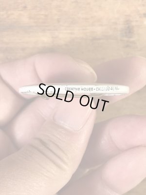 “Creative House”のスマイルフェイスの70’sヴィンテージ缶バッチ