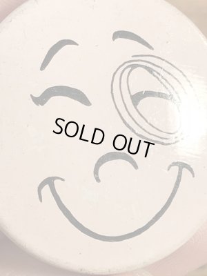 Creative Houseのスマイルの70年代ビンテージ缶バッジ