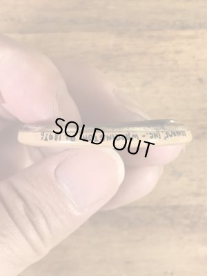 “Denhams”のスマイルフェイスの70’sヴィンテージ缶バッチ