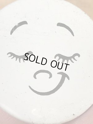 Creative Houseのスマイルの70年代ビンテージ缶バッジ